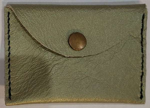 Handstitched Leather Mini Purse/Card Holder