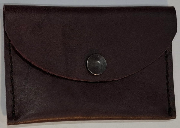 Handstitched Leather Mini Purse/Card Holder