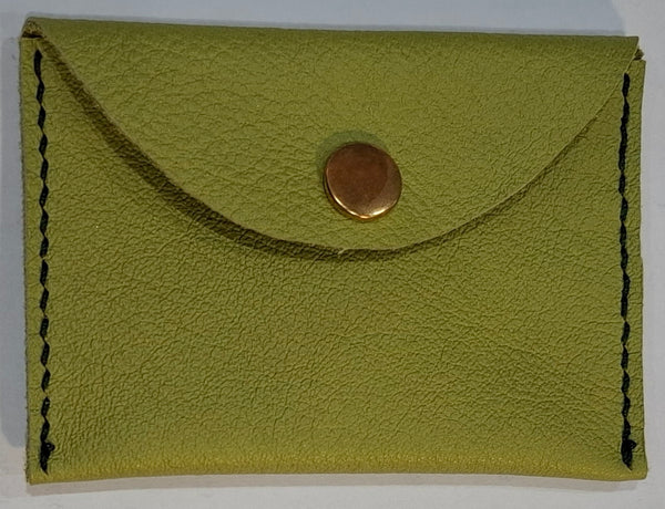 Handstitched Leather Mini Purse/Card Holder