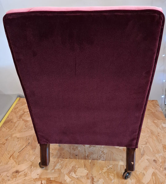 Vintage Mini Cocktail / Child's chair in luxury velvet