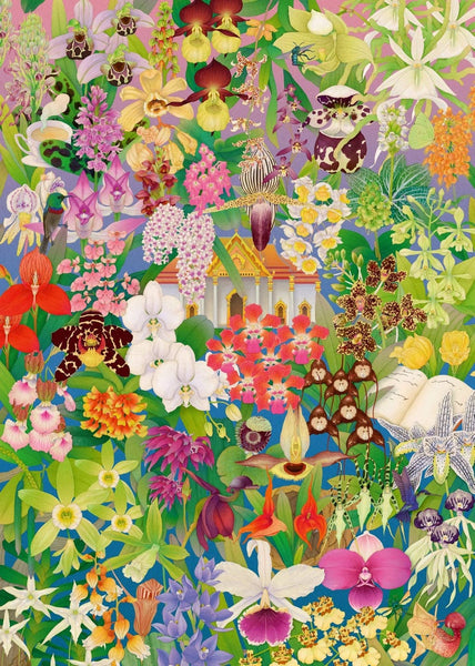 Around the World in 50 Orchids Jigsaw