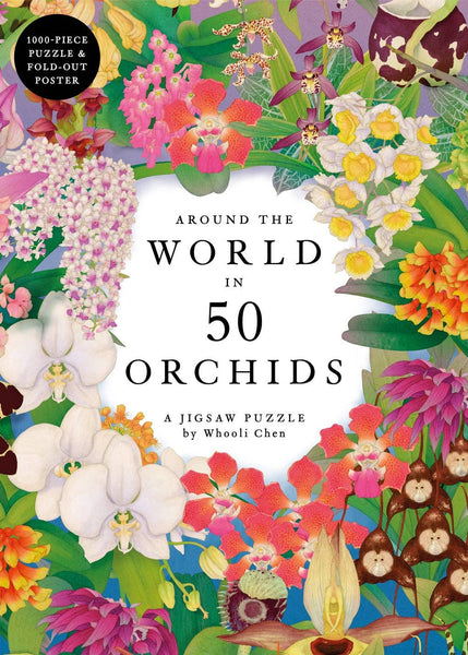 Around the World in 50 Orchids Jigsaw
