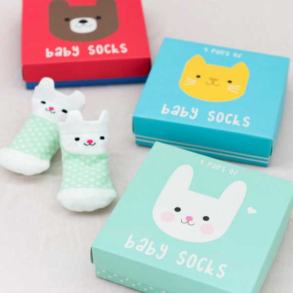 Baby Socks - Box of 4